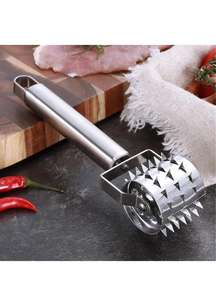Gösteri Tarzı Olarak Xs Beden Paslanmaz Çelik Dana Biftek Et Yumuşatıcı Rulo Faydalı Et Tenderizer Et Gevşek Rulo Pounder Mutfak Pişirme Araçları (Yurt Dışından)