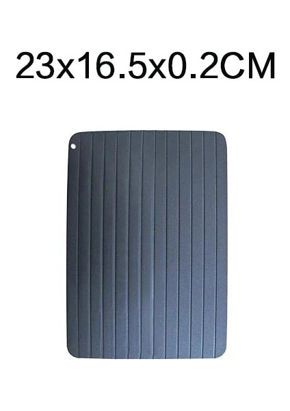 23X16.5X0.2CM Stili Hızlı Buz Çözme Tepsisi Hızlı Çözülme Et Balık Deniz Ürünleri Hızlı Buz Çözme Plakası Tahta Tepsisi Mutfak Gadget Aracı (Yurt Dışından)