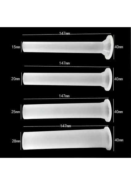 4cm Plastik x 4 Adet Stil Paslanmaz Çelik Gıda Güvenli Sınıf Sosis Doldurma Tüpleri Huniler Nozullar Sosis Üreticimiz Için Yedek Parça 4 Adet (Yurt Dışından)