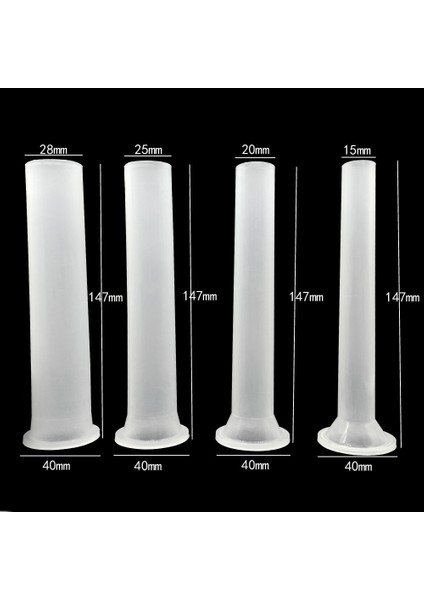 4cm 4 Adet Tüp Stili 1lblot Kıyma Makinesi Sosis Doldurma Doldurma Tüpleri Huniler Nozullar Sosis Üreticisi Için Nozullar 5.7cm Tabanlı Sosis Tüpü (Yurt Dışından)