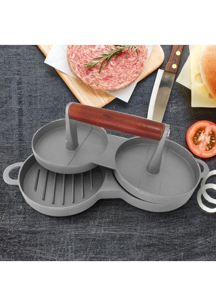 Yuvarlak Şekil Et Araçları Hamburger Presi Plastik Amburger Et Sığır Izgara Burger Presi Patty Maker Kalıp Mutfak Malzemeleri (Yurt Dışından) fiyatları