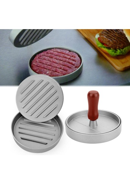 Yuvarlak Şekil Et Araçları Hamburger Presi Plastik Amburger Et Sığır Izgara Burger Presi Patty Maker Kalıp Mutfak Malzemeleri (Yurt Dışından) modelleri