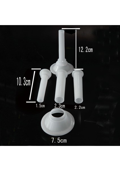 14MX26MM Stili 1lblot Kıyma Makinesi Sosis Doldurma Doldurma Tüpleri Huniler Nozullar Sosis Üreticisi Için Nozullar 5.7cm Tabanlı Sosis Tüpü (Yurt Dışından)