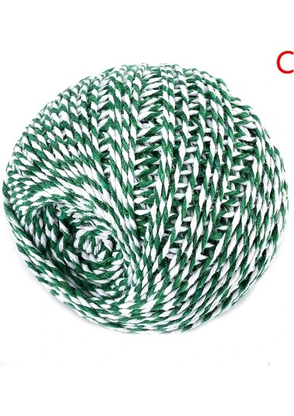 XSHG921-C Stili Sıcak SATIŞ！75M Pişirme Kasap Pamuk Sicim Et Kafes Ipleri Et Sosis Kravat Halatı (Yurt Dışından)