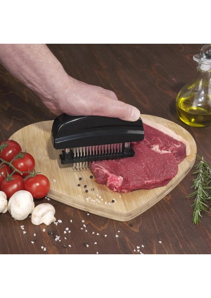 Bir Stil D2 48 Bıçaklar Iğne Et Yumuşatma Makinesi Paslanmaz Çelik Bıçak Et Dana Biftek Çekiç Et Tenderizer Çekiç Pounder Pişirme Araçları (Yurt Dışından) fırsatları