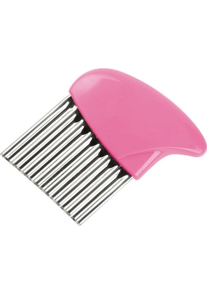 No.1 Tarzı Patates Kızartma Kesici Paslanmaz Çelik Mutfak Aksesuarları Tırtıklı Bıçak Kolay Dilimleme Muz Meyve Patates Dalga Bıçağı Doğrayıcı (Yurt Dışından)