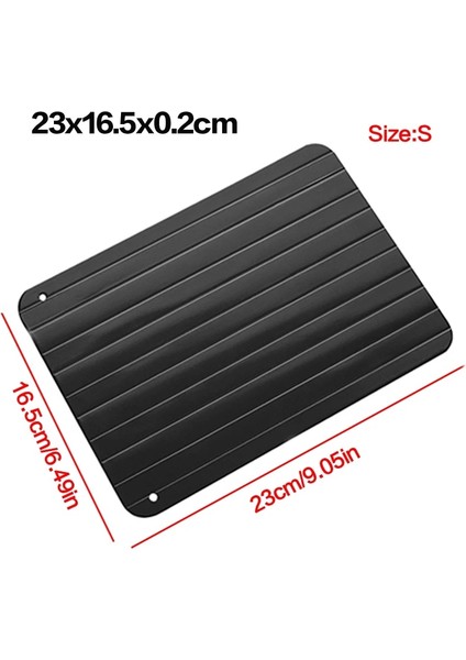 23X16.5X0.2CM Stili cm Hızlı Buz Çözme Tepsisi Çözülme Dondurulmuş Gıda Et Meyve Hızlı Buz Çözme Plaka Panosu Buz Çözme Mutfak Aleti Tabanlı (Yurt Dışından)