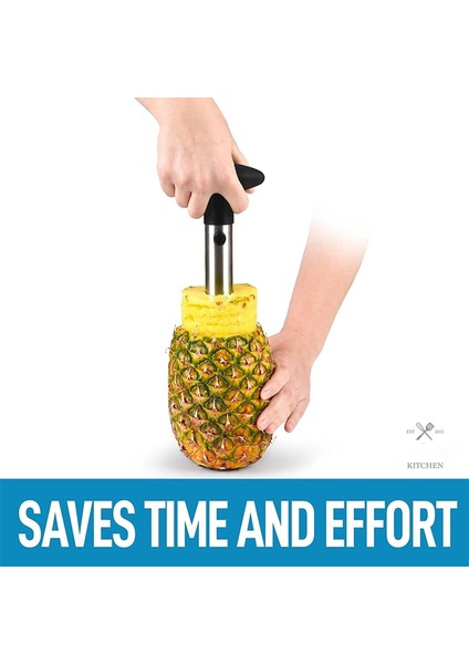B Tarzı Paslanmaz Çelik Ananas Dilimleme Soyucu Kesici Meyve Parer Aracı Ananas Spiral Kesici Ev Mutfak Kesici Gereçler Aksesuarları (Yurt Dışından) fırsatları
