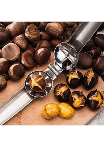Çok Işlevli Çatlak Badem Ceviz Cevizli Fındık Kestane Fındık Mutfak Fındıkkıran Kabuk Klip Aracı Kelepçe Pense Kraker Gadget (Yurt Dışından)