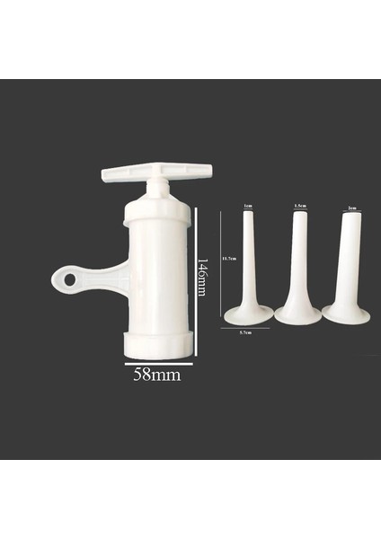 12 15 19MM Tüp Stili El Kumandalı Sosis Et Doldurma Ev Yapımı Manuel Plastik Sosis Doldurma Makinesi Kıyma Makinesi (Yurt Dışından)