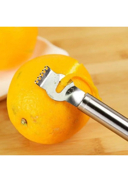 Resim Stili Olarak Paslanmaz Çelik Limon Soyucu Zester Rende Mutfak Aletleri Portakal Narenciye Rendesi Soyma Bıçağı Bar Mutfak Aksesuarları (Yurt Dışından) modelleri