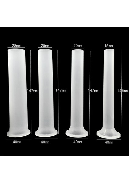 40MM Plastik X4 Adet Tarzı Paslanmaz Çelik Gıda Güvenli Sınıf Sosis Doldurma Tüpleri Huniler Nozullar Sosis Üreticimiz Için Yedek Parça 4 Adet (Yurt Dışından)