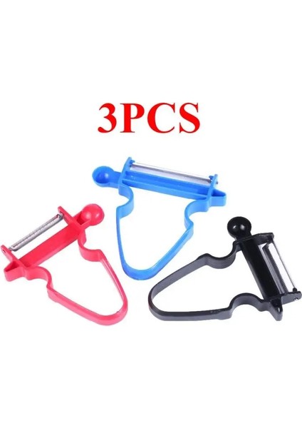 1 Adet Pembe Tarzı 3 Adet Sihirli Paslanmaz Çelik Üçlü Soyucu Seti Çok Işlevli Soyma Bıçağı Ev Mutfak Soyucu Julienne Kesici Rende Araçları (Yurt Dışından) fırsatları