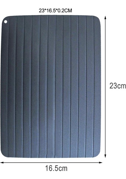 23X16.5X0.2CM Stili 1 Adet Buz Çözme Tepsisi Gıda Et Domuz Eti Dondurulmuş Dakikada Çözülme Mutfak Buz Çözme Araçları Buz Çözme Tepsisi Mutfak Gadget Aracı (Yurt Dışından)