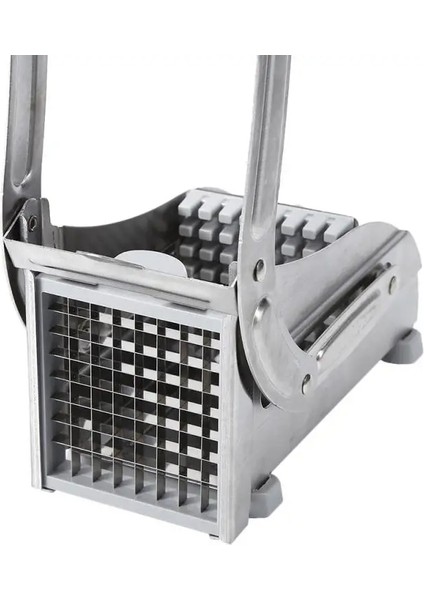 1 Adet Tarzı Mutfak Aksesuarları Araçları Paslanmaz Çelik Ev Patates Kızartması Patates Cipsi Şerit Dilimleme Kesici Doğrayıcı Cips Makinesi Yapma Araçları (Yurt Dışından) fırsatları