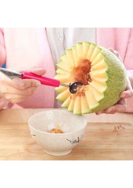 Turuncu Tarzı 1 Adet Paslanmaz Çelik Meyve Kazma Krem Oyma Bıçağı 2 1 Kavun Kepçe Aracı Çekirdekli Kaşık Çift Taraflı Meyve Kazma Kaşığı Aracı (Yurt Dışından) indirimleri