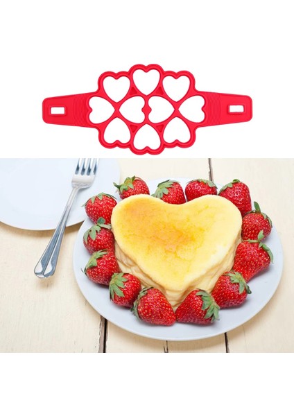 No.9 Tarzı Yumurta Gözleme Makinesi Yapışmaz Pişirme Aracı Yuvarlak Kalp Gözleme Makinesi Yumurta Ocak Tavası Flip Yumurta Halka Kalıp Mutfak Pişirme Omlet Kalıbı (Yurt Dışından)