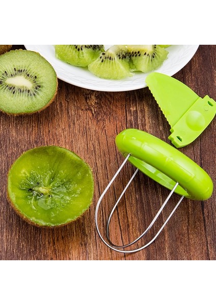 Yeşil Stil Kivi Kesici Mutfak Ayrılabilir Yaratıcı Meyve Soyucu Salata Pitaya Spiralizer Mutfak Aletleri ve Aksesuarları Için Pişirme Araçları (Yurt Dışından) indirimleri