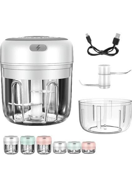 100ML Yeşil Stil 100MLML Taşınabilir Elektrikli Mini Sarımsak Doğrayıcı Gıda Doğrayıcı USB Kıyma Öğütücü Sarımsak Biber Sebze Kuruyemiş (Yurt Dışından) modelleri