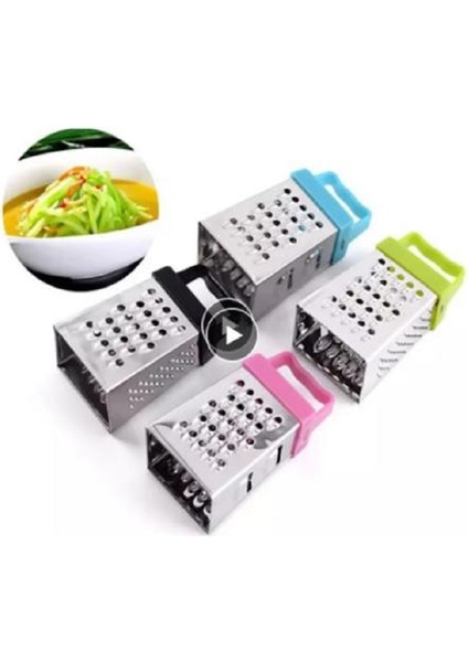 1 Adet Rastgele Renk Stili 1 Adet Paslanmaz Çelik Rende Mini Dört Taraflı Planya Çok Fonksiyonlu Aracı Havuç Meyve Peynirler Kesici Mutfak Manuel Kesici Aracı (Yurt Dışından) indirimleri
