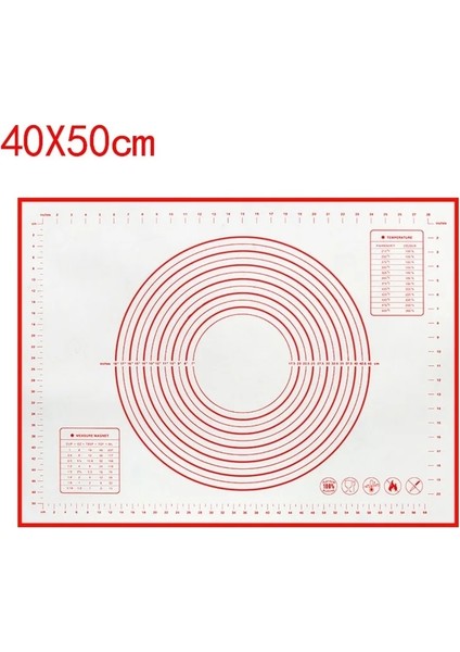 Turuncu Tarzı Silikon Pişirme Paspasları Yapışmaz Yüzey Haddeleme Hamur Pedi Ölçekli Mutfak Pişirme Pasta Levhası Büyük Mutfak Aletleri Araçları (Yurt Dışından)