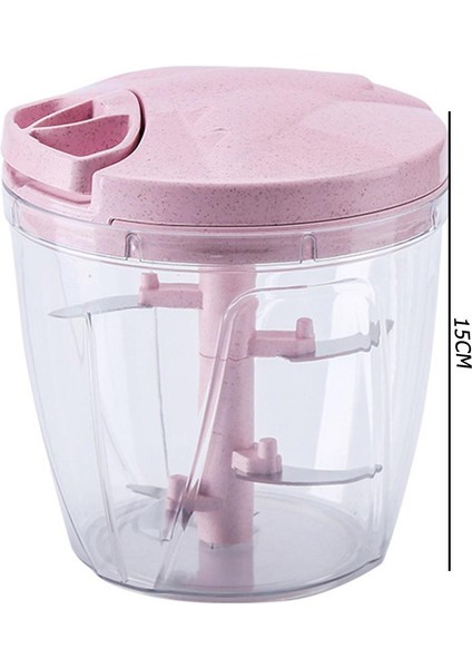 Pembe Tarzı Manuel Yemek Doğrayıcı Buğday Samanı Paslanmaz Çelik Ip Sebze Meyve Kuruyemiş Soğan Kıyma Blender Parçalayıcı Mutfak Robotları (Yurt Dışından)
