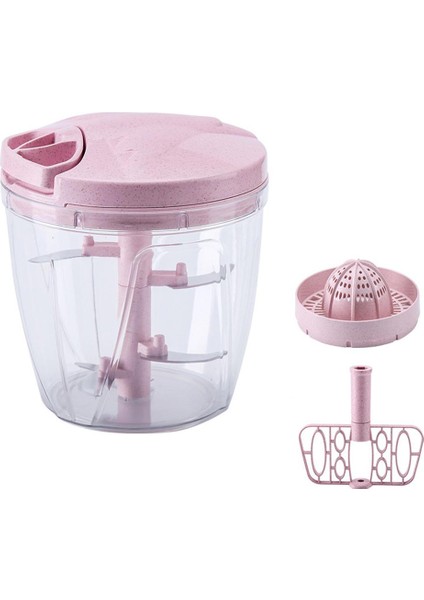 Pembe Tarzı Manuel Yemek Doğrayıcı Buğday Samanı Paslanmaz Çelik Ip Sebze Meyve Kuruyemiş Soğan Kıyma Blender Parçalayıcı Mutfak Robotları (Yurt Dışından) fiyatları