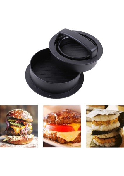 Mutfak Yuvarlak Burger Presi Hamburger Makinesi Hamburger Presi Hamburger Et Sığır Eti Izgara Burger Presi Patty Maker Kalıp (Yurt Dışından)