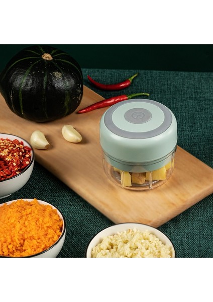 250ML Beyaz Stil Elektrikli Sarımsak Pres Kırıcı USB Şarj Ezilmiş Zencefil Ezilmiş Taze Biber Mutfak Eşyaları Için Sağlam Dayanıklı Mini Pres (Yurt Dışından) modelleri