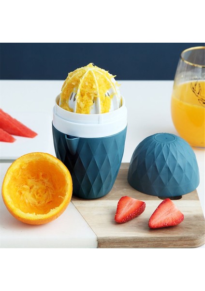 Yeşil Stil Manuel Sıkacağı Limon Portakal Narenciye Blender Mikser Yeniden Kullanılabilir Çaba Tasarrufu Sağlayan Mini Taşınabilir Blender Sıkacağı Mutfak Aksesuarları (Yurt Dışından)
