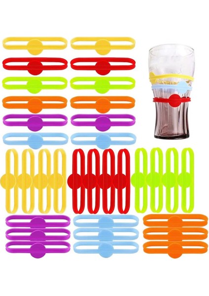 6 Adet Tarzı Silikon Şarap Bardağı Cam Işaretleyiciler Parti Kadeh Şarap Içme Kupası Ev Bar Mutfak Aracı Aksesuarları Için Işaretleme Etiketleri (Yurt Dışından) fiyatları