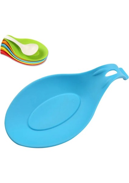 Tavus Kuşu Mavisi Stili Uzun Saplı Mutfak Aletleri Süzgeç Düz Renk Pişirme Kevgir Mutfak Kepçe Plastik Sofra Colande Mutfak Aksesuarları (Yurt Dışından)