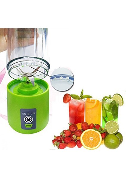 Yeşil Stil Taşınabilir Blender Karıştırma 380ML Plastik Smoothie Shakes Blender Extractor Mode USB Şarj Edilebilir Otomatik Meyve Sıkacağı Kupası (Yurt Dışından) fiyatları