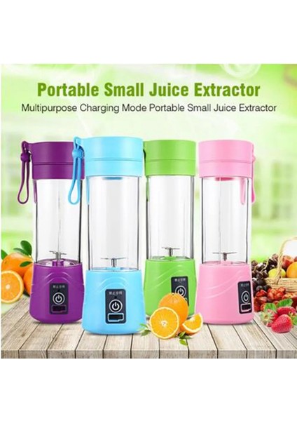 Yeşil Stil Taşınabilir Blender Karıştırma 380ML Plastik Smoothie Shakes Blender Extractor Mode USB Şarj Edilebilir Otomatik Meyve Sıkacağı Kupası (Yurt Dışından) fırsatları