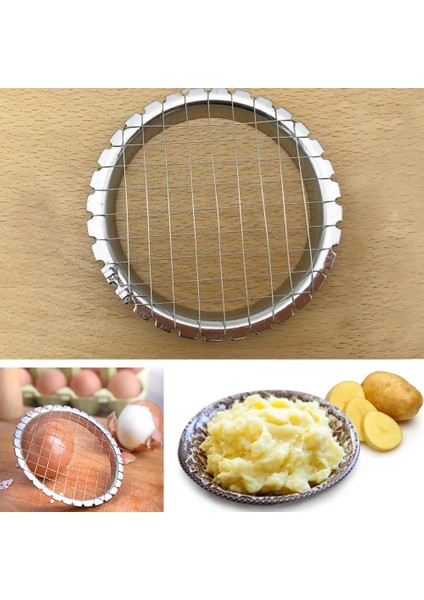 Paslanmaz Çelik Yumurta Ayırıcı Patates Pres Makinesi Mutfak Aletleri Kalıp Domates Dilimleyici Mutfak Aracı Yumurta Dilimleyici Patates Dilimleyici (Yurt Dışından)