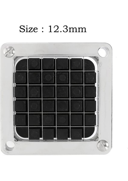 12,3 mm Stili Fransız Fry Kesme Makinesi Bıçağı Paslanmaz Çelik Kesme Sebze Patates Salatalık Turp Makinesi Parçaları Mutfak (Yurt Dışından)