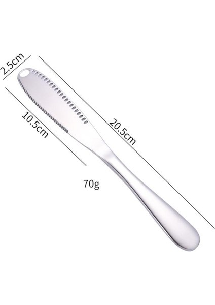 No.1 Tarzı Tereyağı Bıçağı Paslanmaz Çelik Peynir Tereyağı Kesici Delikli Çok Işlevli Silin Krem Ekmek Bıçağı Peynir Tahtası Mutfak Aletleri (Yurt Dışından)