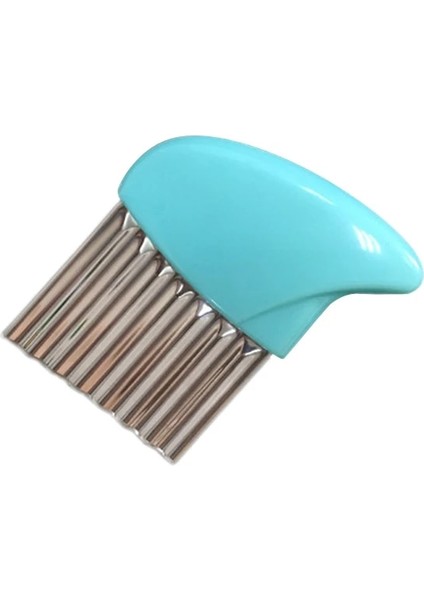 Mavi Stil Mutfak Aksesuarları Patates Için Sebze Dilimleme Bıçağı Patates Kızartması Kesici Fransız Rende Havuç Figürlü Küçük Parçalar Aletler Doğrayıcı (Yurt Dışından)