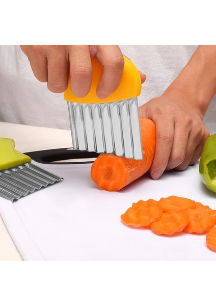 Mavi Stil Mutfak Aksesuarları Patates Için Sebze Dilimleme Bıçağı Patates Kızartması Kesici Fransız Rende Havuç Figürlü Küçük Parçalar Aletler Doğrayıcı (Yurt Dışından) indirimleri