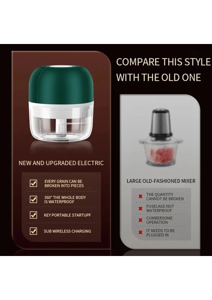 Pembe L Tarzı ml Mini USB Kablosuz Elektrikli Sarımsak Ezici Sağlam Pres Kıyma Biber Sebze Kıyma Makinesi Gıda Doğrayıcı Mutfak Aletleri (Yurt Dışından) modelleri