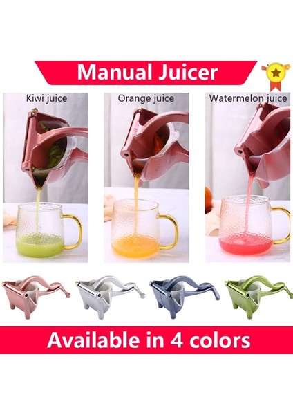 Mavi Stil Çok Fonksiyonlu Manuel Portakal Sıkacağı Limon Nar Suyu Sıkacağı Basınçlı Meyve Sıkacağı Basın Ev (Yurt Dışından) fırsatları