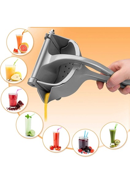Alaşım ve 10 Adet Çanta Stili Alüminyum Alaşımlı Manuel Sıkacağı Meyve Elma Karpuz Suyu Limon Sıkacağı Suyu Pres Mutfak Aracı Portakal Suyu Sıkacağı (Yurt Dışından)