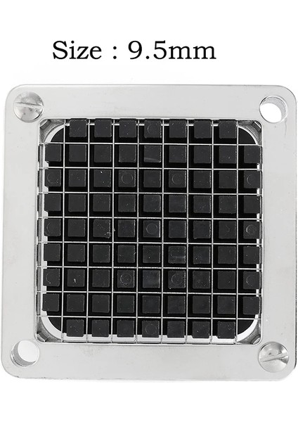 9,5 mm Stili Fransız Fry Kesme Makinesi Bıçağı Paslanmaz Çelik Kesme Sebze Patates Salatalık Turp Makinesi Parçaları Mutfak (Yurt Dışından)