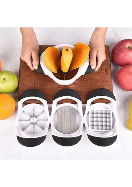 Domates Kesim Stili 8 Bıçaklı Elma Dilimleme Tart Kesici Kama Bölücü Paslanmaz Çelik Bıçaklar Elma Için Meyve Kesici Mango Domates Patates Kesme (Yurt Dışından) fiyatları