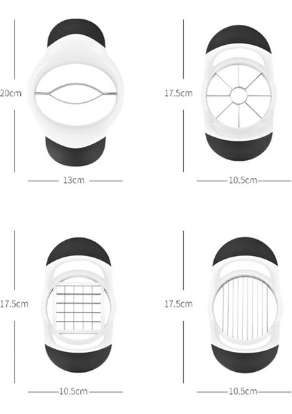 Domates Kesim Stili 8 Bıçaklı Elma Dilimleme Tart Kesici Kama Bölücü Paslanmaz Çelik Bıçaklar Elma Için Meyve Kesici Mango Domates Patates Kesme (Yurt Dışından) indirimleri