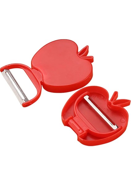 1 Adet Kırmızı Stil Pratik Sebze Meyve Soyucu Parer Yardımcısı Yaratıcı Paslanmaz Çelik Meyve Gadget Mutfak Aletleri Alet Mutfak Aksesuarları (Yurt Dışından)