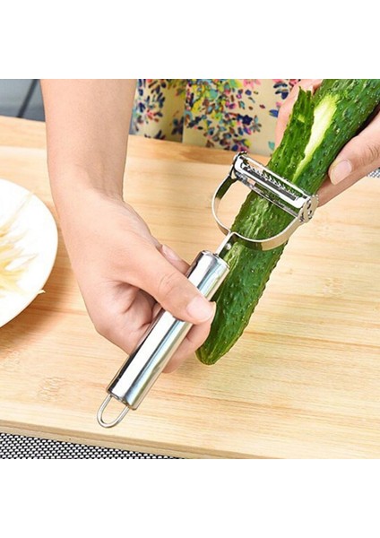 1 Takım Tarzı Sebze Julienne Soyucu Meyve Havuç Turp Patates Dilimleme Kesici Paslanmaz Çelik Bıçak Çok Fonksiyonlu Mutfak Pişirme Aleti (Yurt Dışından) fırsatları