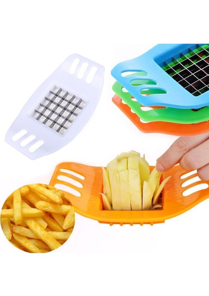 Rastgele Renk Stili 1 Adet Patates Dilimleyici Talaş Kesici Kıyıcı Sebze Kesme Meyve Kızartma Cips Kesme Aracı Ev Pişirme Mutfak Aksesuarları (Yurt Dışından) fiyatları