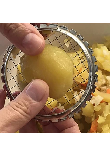 Mutfak Patates Kesici Paslanmaz Çelik Manuel Sebze Dilimleme Kızartması Patates Kızartması Yumurta Kesici Iyi Yardımcı Patates Kesme Cihazı (Yurt Dışından) fırsatları