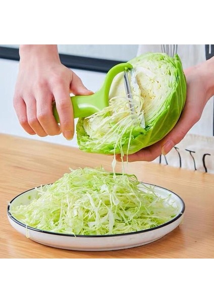 Açık Yeşil Tarzı Pişirme Araçları Geniş Ağız Soyucu Sebze Meyve Paslanmaz Çelik Bıçak Lahana Rendeleri Salata Patates Dilimleme Mutfak Aksesuarları (Yurt Dışından) fiyatları